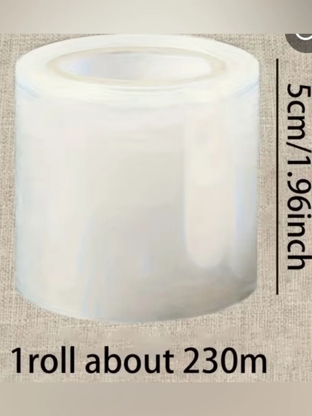 Clear Stretch Film Roll - Transparent Plastic Wrap